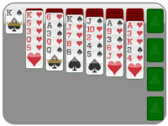 Play Yukon (2 Suit) Solitaire